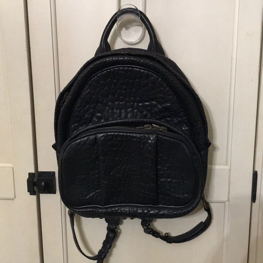 Alexander wang dumbo black leather backpack - Picture 1 of 5